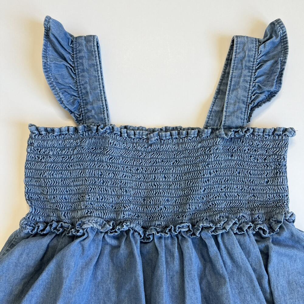 Janie and Jack Chambray Smocked Dress - Picture 3 of 7
